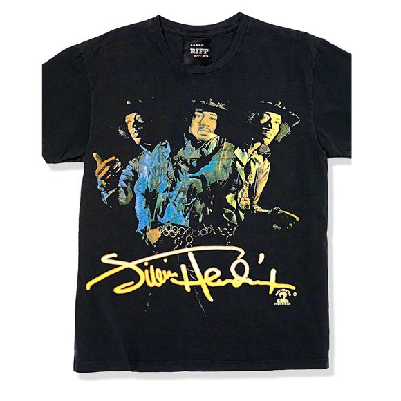 Jimi Hendrix Smash Hits RIFF STARS blues rock Official T-Shirt M NWT - Picture 1 of 2